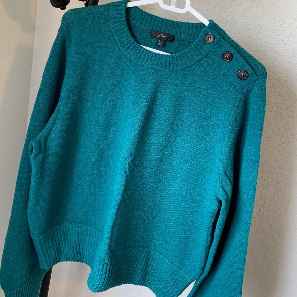 Barely Worn Jcrew Sweater In Forest
